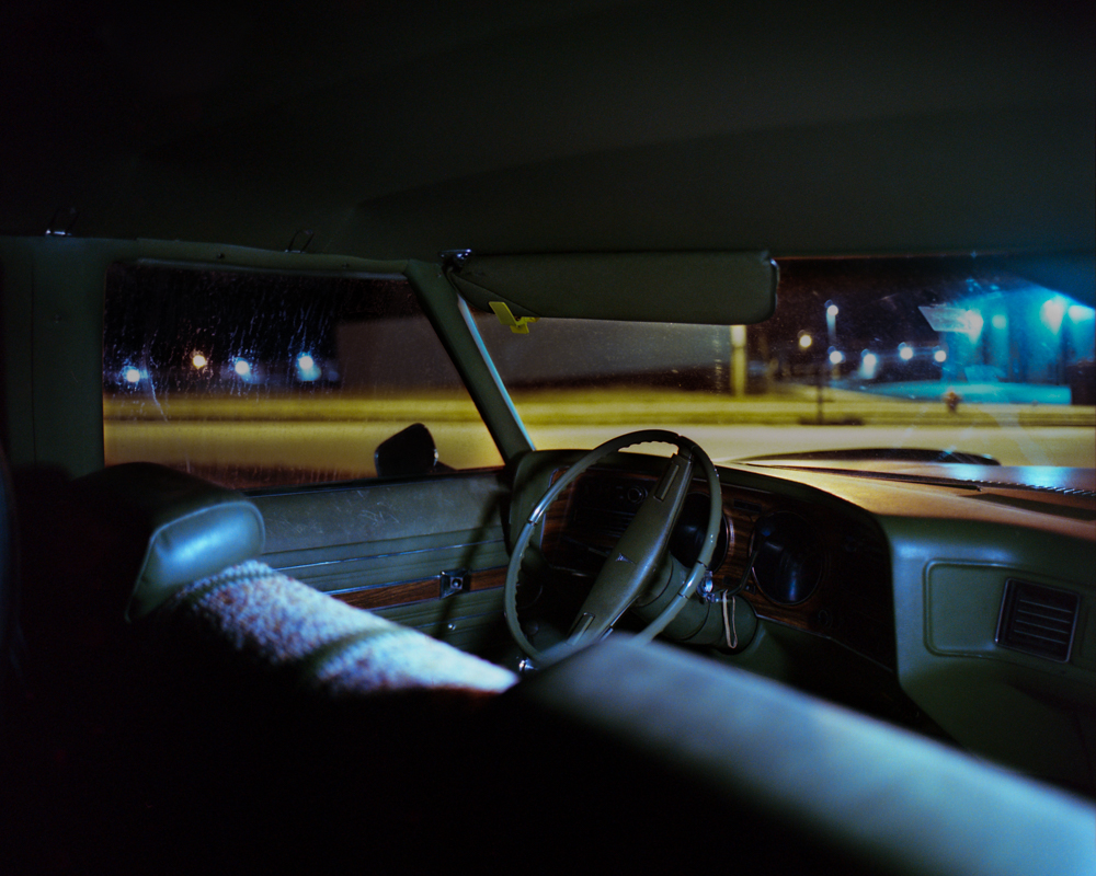 Night Owls: A Colorful Analog Photo Project on Old School Cars