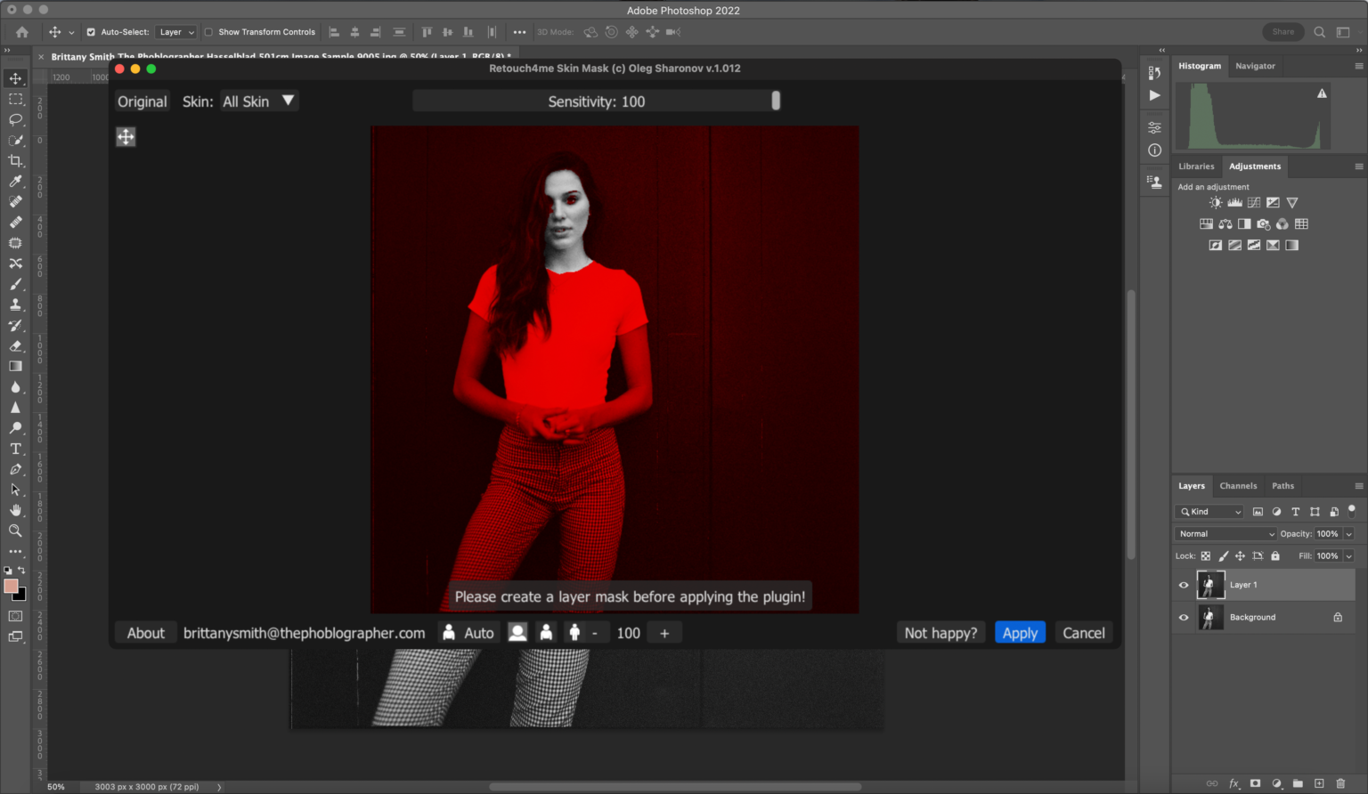 Retouch4me Skin Mask 1.019 for mac download free