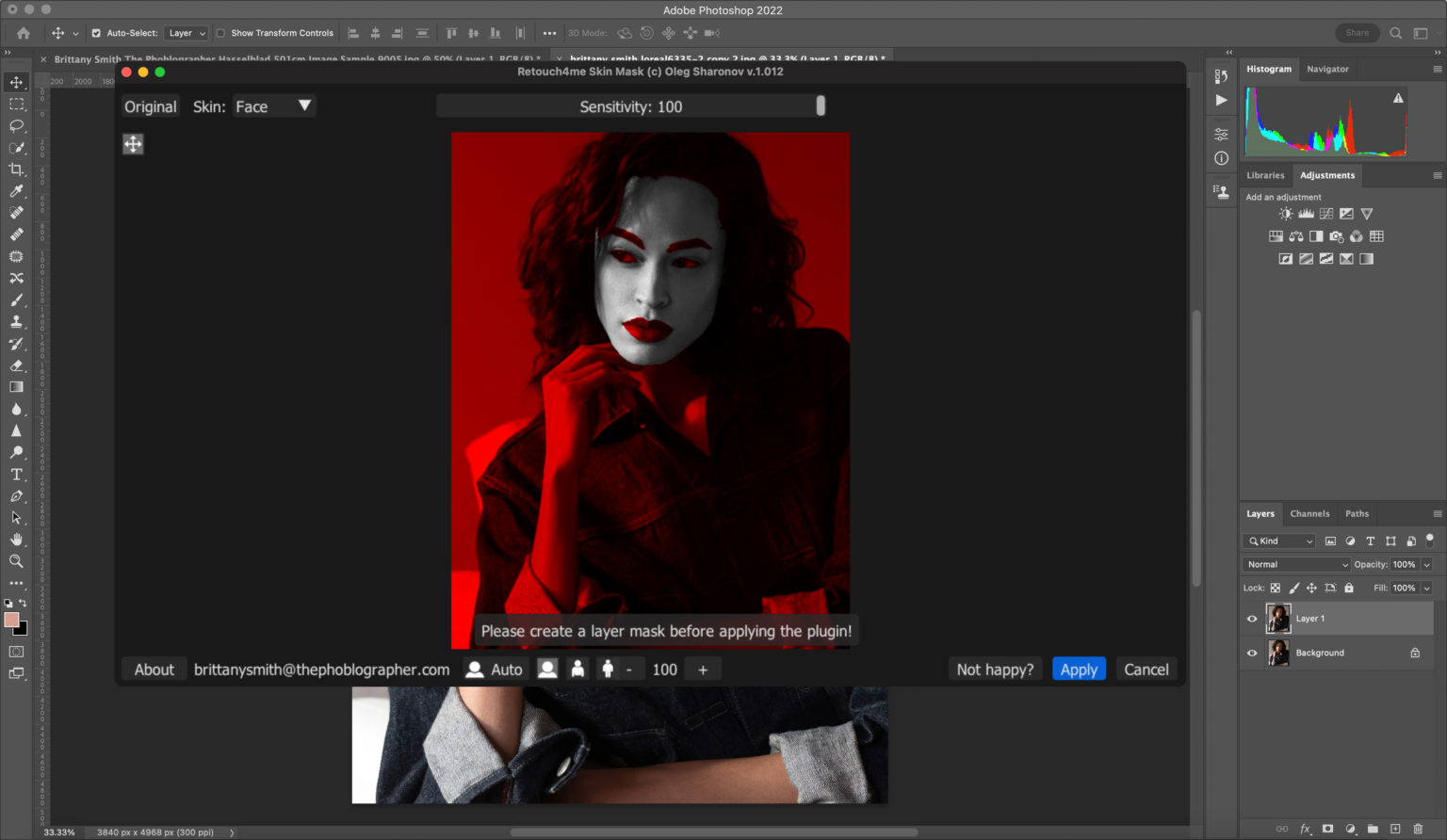 download the new Retouch4me Skin Mask 1.019